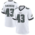 Custom #43 White PHI Football Shirt Top