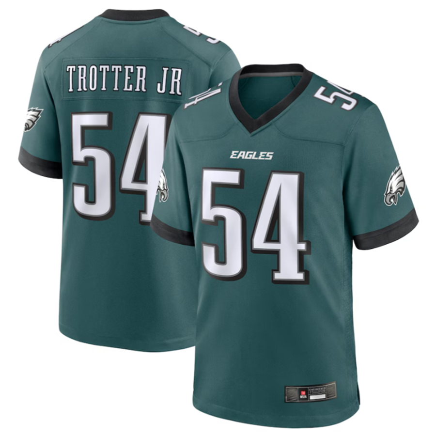 Custom #54 Green PHI Football Shirt Top