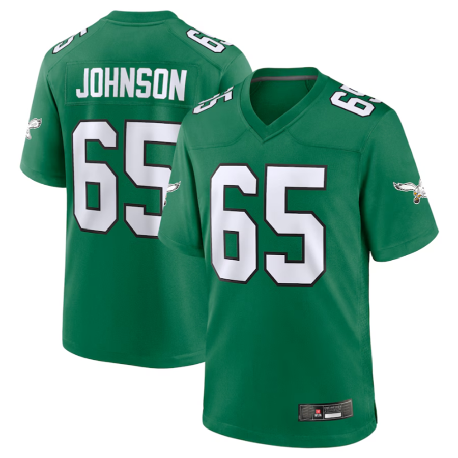 Custom #65 Green PHI Football Shirt Top