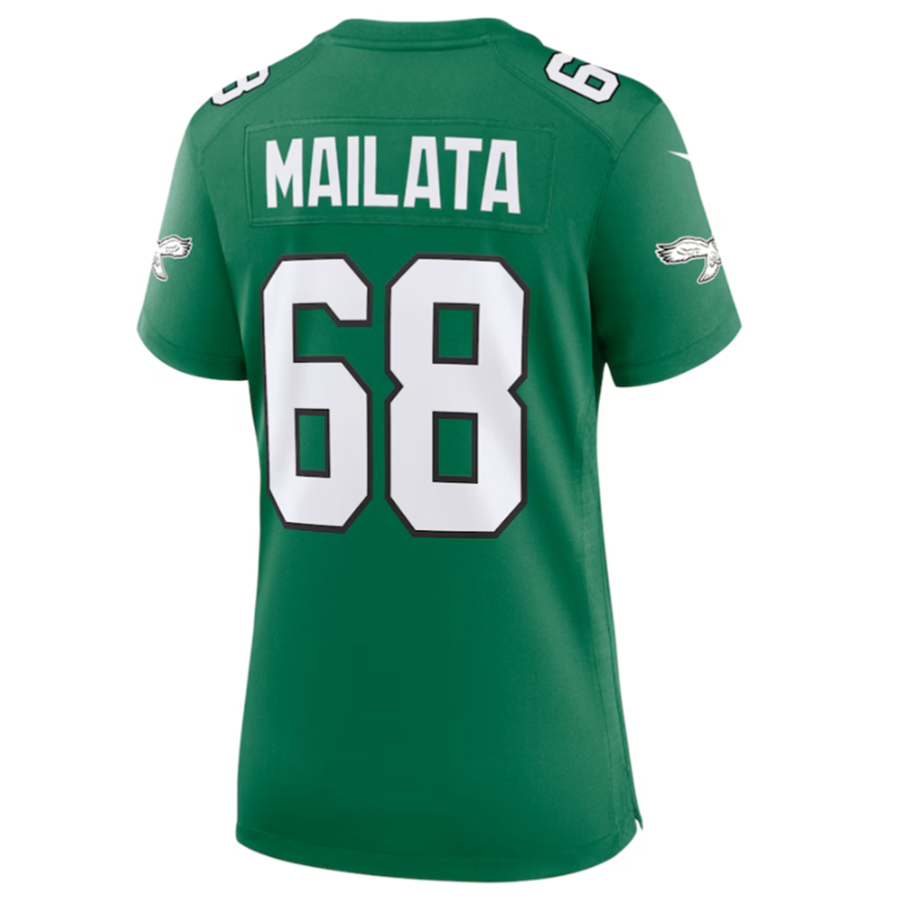 Custom #68 Green PHI Football Shirt Top