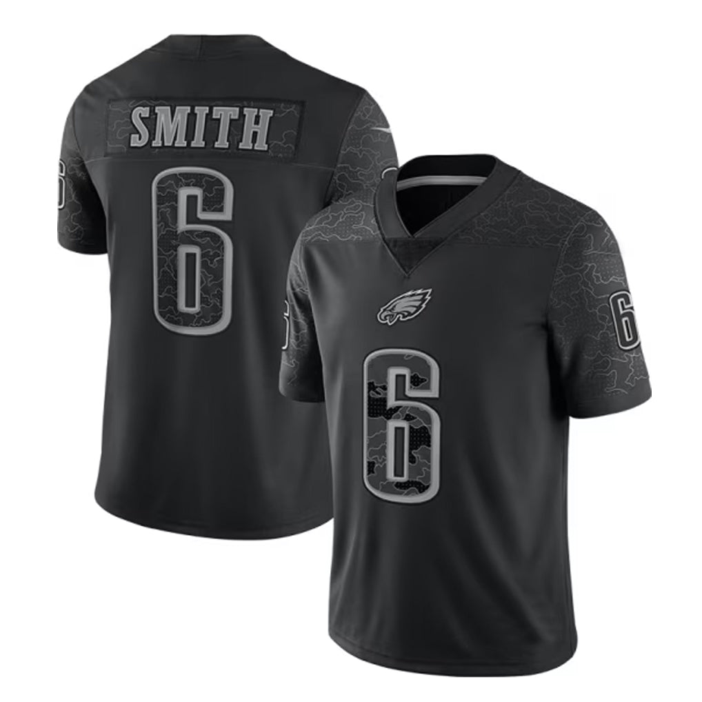 Custom #6 Black PHI Football Shirt Top