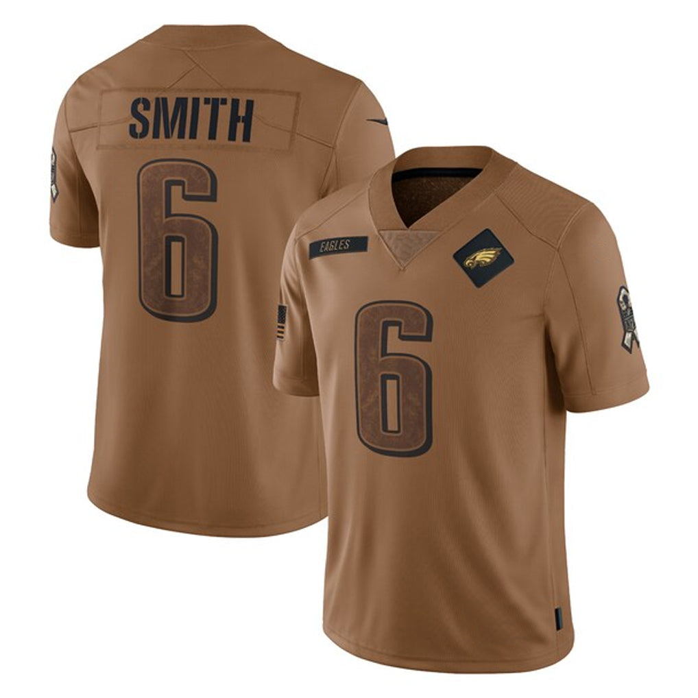 Custom #6 Brown PHI Football Shirt Top
