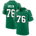 Custom #76 Green PHI Football Shirt Top