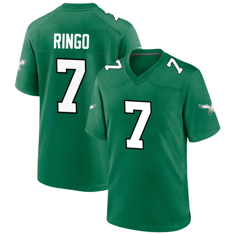 Custom #7 Green PHI Football Shirt Top