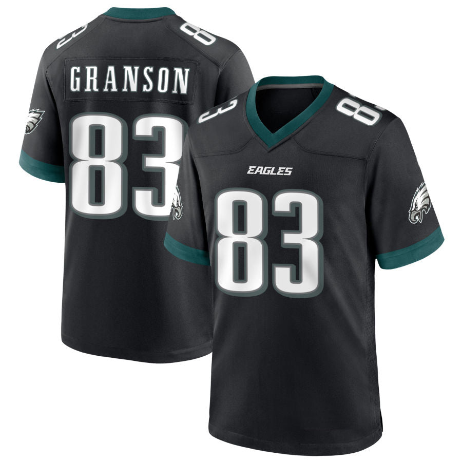 Custom #83 Black PHI Football Shirt Top