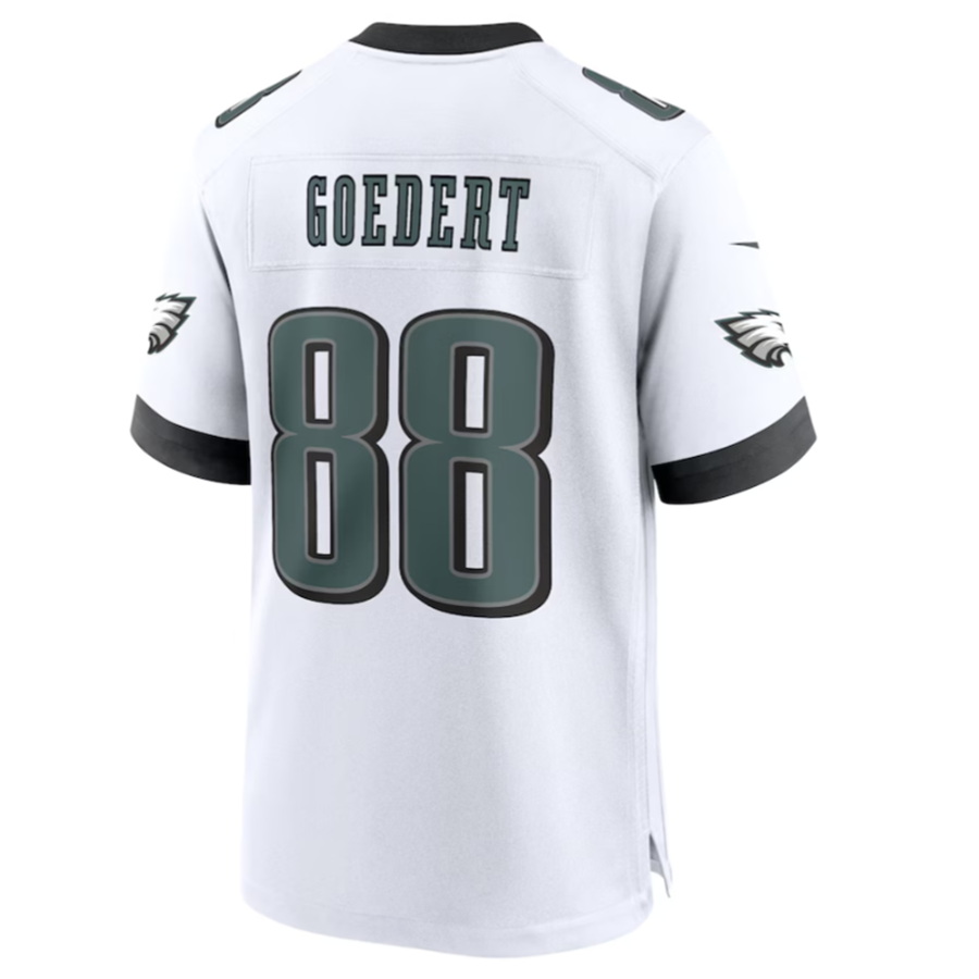 Custom #88 White PHI Football Shirt Top