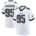 Custom #95 White PHI Football Shirt Top