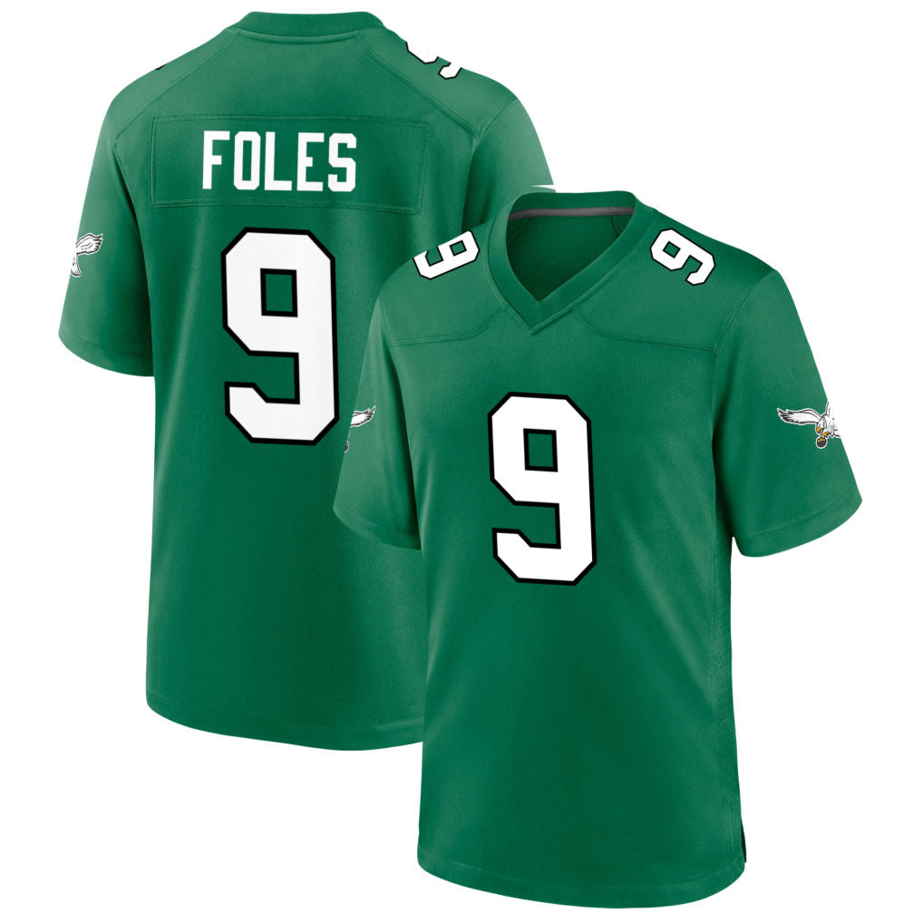 Custom #9 Green PHI Football Shirt Top