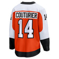 P.Flyers #14 Sean Couturier Supporters Home Breakaway Jersey - Orange Stitched American Hockey Jerseys