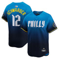 Custom #12 City Connect PHI Baseball Shirt Top