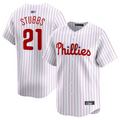 Custom #21 White PHI Baseball Shirt Top