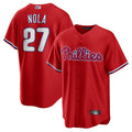 Custom #27 Red PHI Baseball Shirt Top