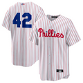 Custom #42 White Jackie Robinson Day PHI Baseball Shirt Top