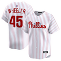 Custom #45 White PHI Baseball Shirt Top