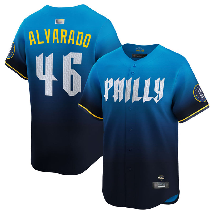 Custom #46 City Connect PHI Baseball Shirt Top