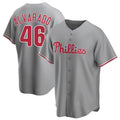 Custom #46 Grey PHI Baseball Shirt Top