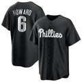Custom #6 Black PHI Baseball Shirt Top