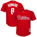 Custom #6 Red PHI Baseball Shirt Top