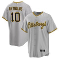 Custom #10 Gray PIT Baseball Shirt Top