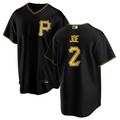 Custom #2 Black PIT Baseball Shirt Top