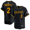 Custom #2 Black PIT Baseball Shirt Top