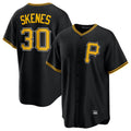 Custom #30 Black PIT Baseball Shirt Top