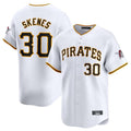 Custom #30 White PIT Baseball Shirt Top
