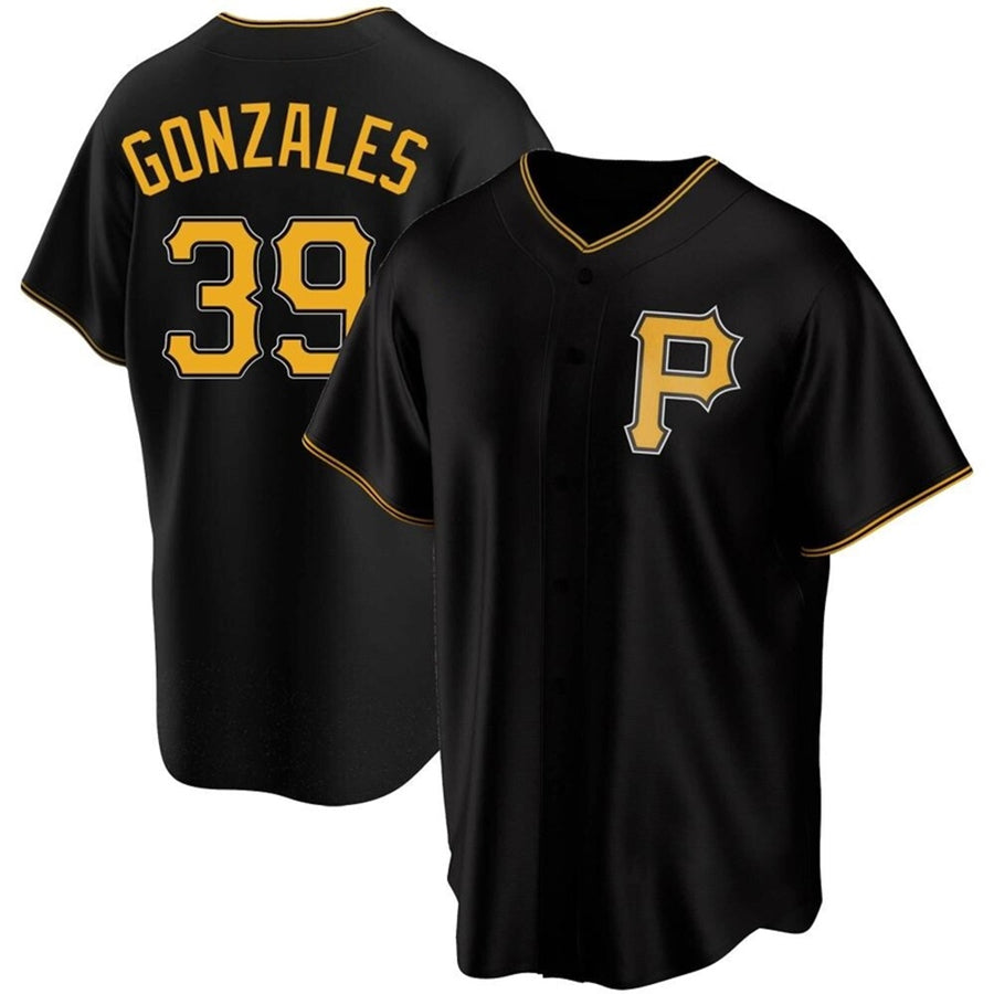 Custom #39 Black PIT Baseball Shirt Top