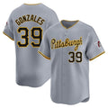 Custom #39 Grey PIT Baseball Shirt Top