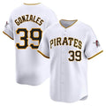 Custom #39 White PIT Baseball Shirt Top