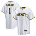 Custom #1 White PIT Baseball Shirt Top