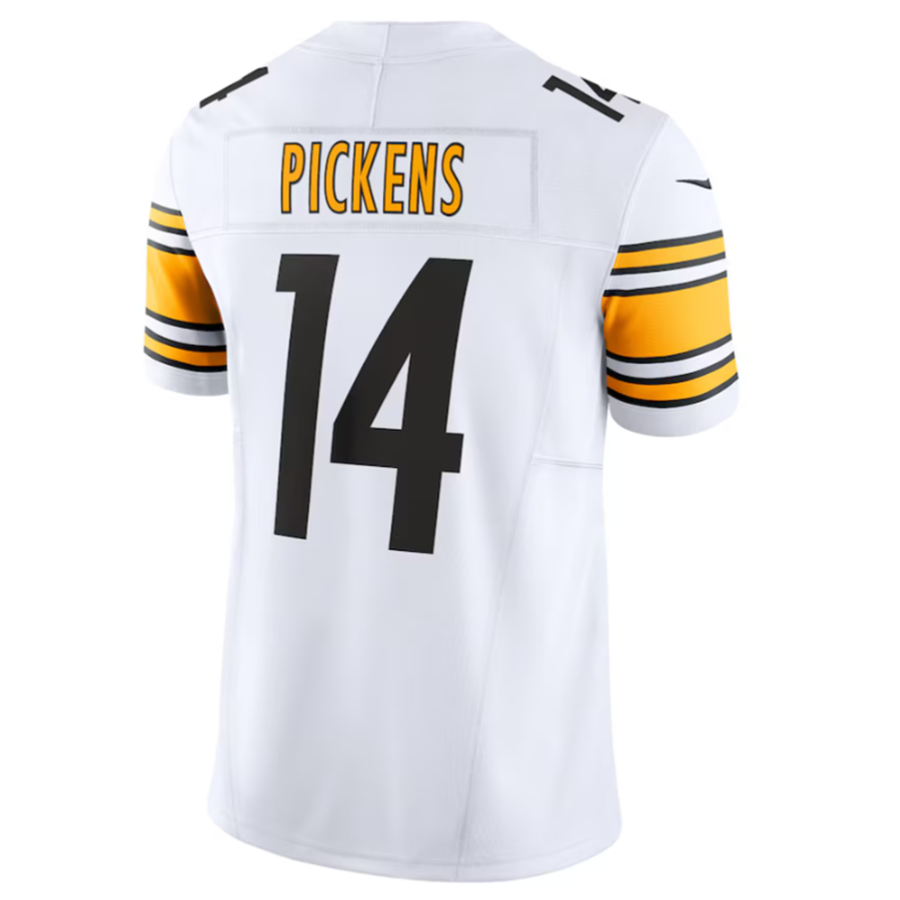 Custom #14 White PIT Football Shirt Top