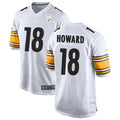 Custom #18 White PIT Football Shirt Top
