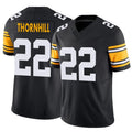 Custom #22 Black PIT Football Shirt Top