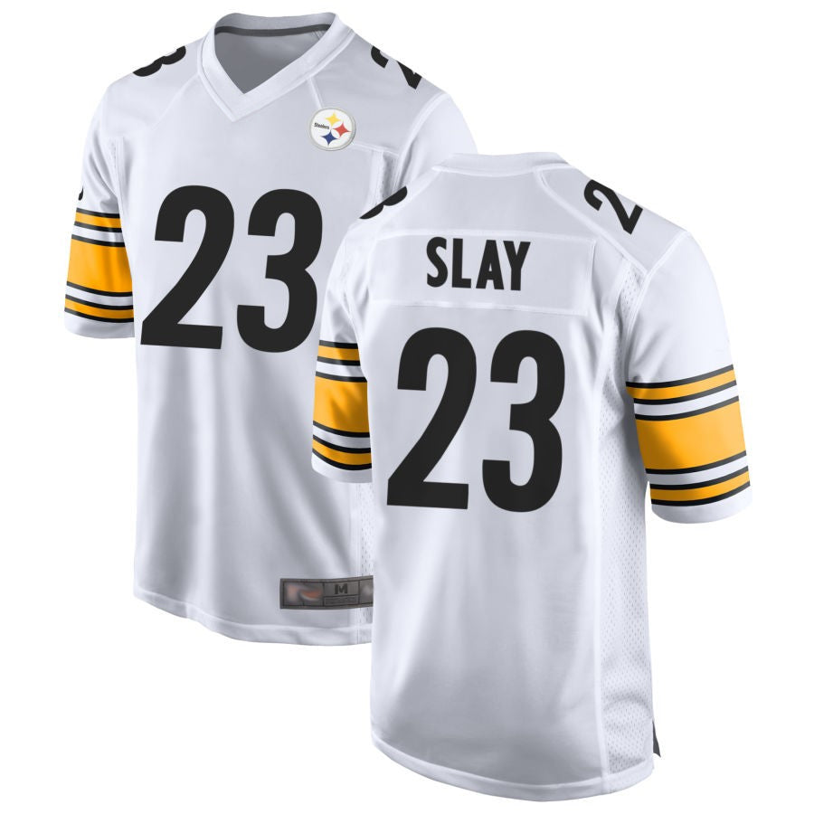 Custom #23 White PIT Football Shirt Top