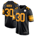 Custom #30 Black PIT Football Shirt Top