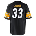 Custom #33 Black PIT Football Shirt Top