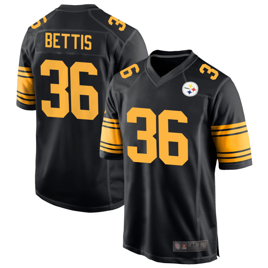 Custom #36 Black PIT Football Shirt Top