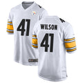 Custom #41 White PIT Football Shirt Top