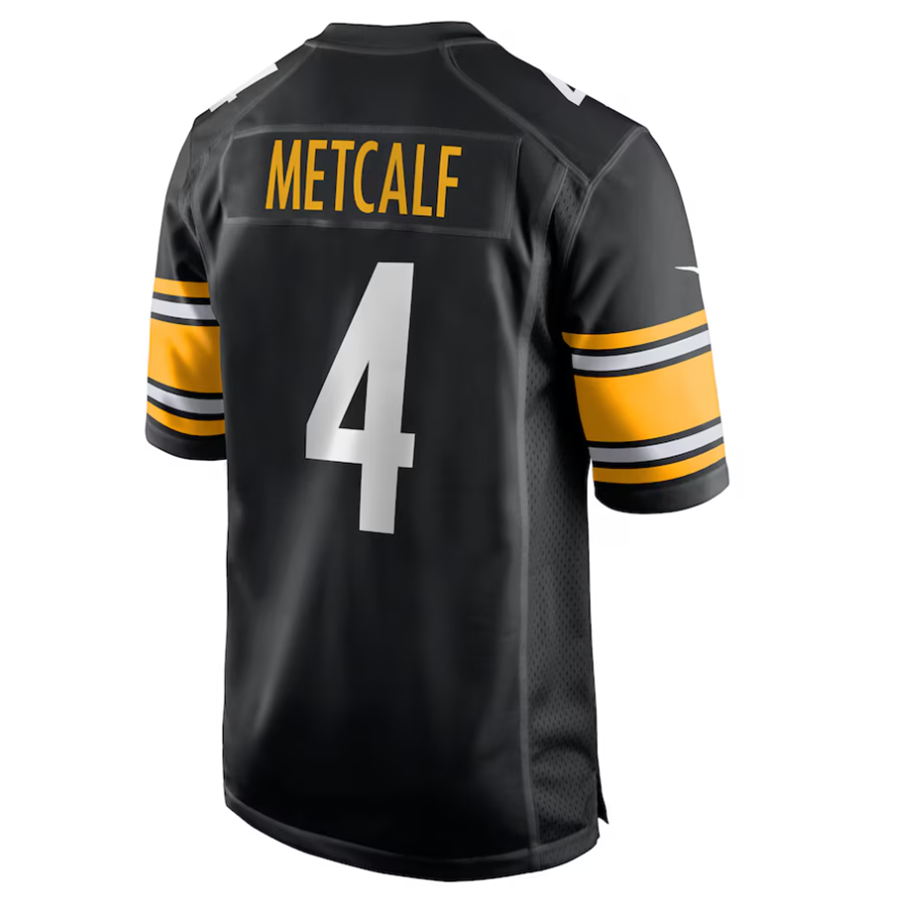 Custom #4 Black PIT Football Shirt Top