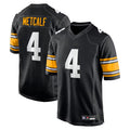 Custom #4 Black PIT Football Shirt Top