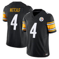 Custom #4 Black PIT Football Shirt Top