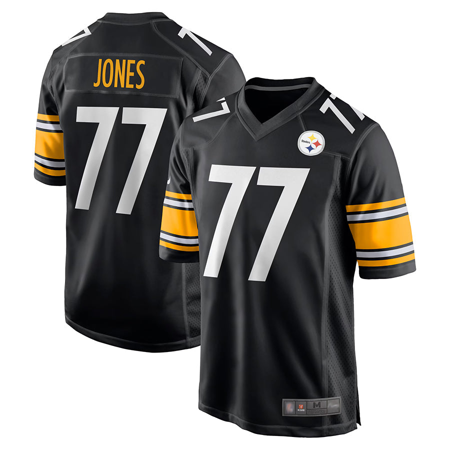 Custom #77 Black PIT Football Shirt Top