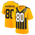 Custom #80 Gold PIT Football Shirt Top