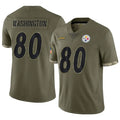 Custom #80 Olive PIT Football Shirt Top