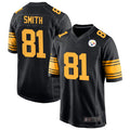 Custom #81 Black PIT Football Shirt Top