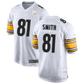 Custom #81 White PIT Football Shirt Top