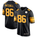 Custom #86 Black PIT Football Shirt Top