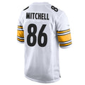 Custom #86 White PIT Football Shirt Top