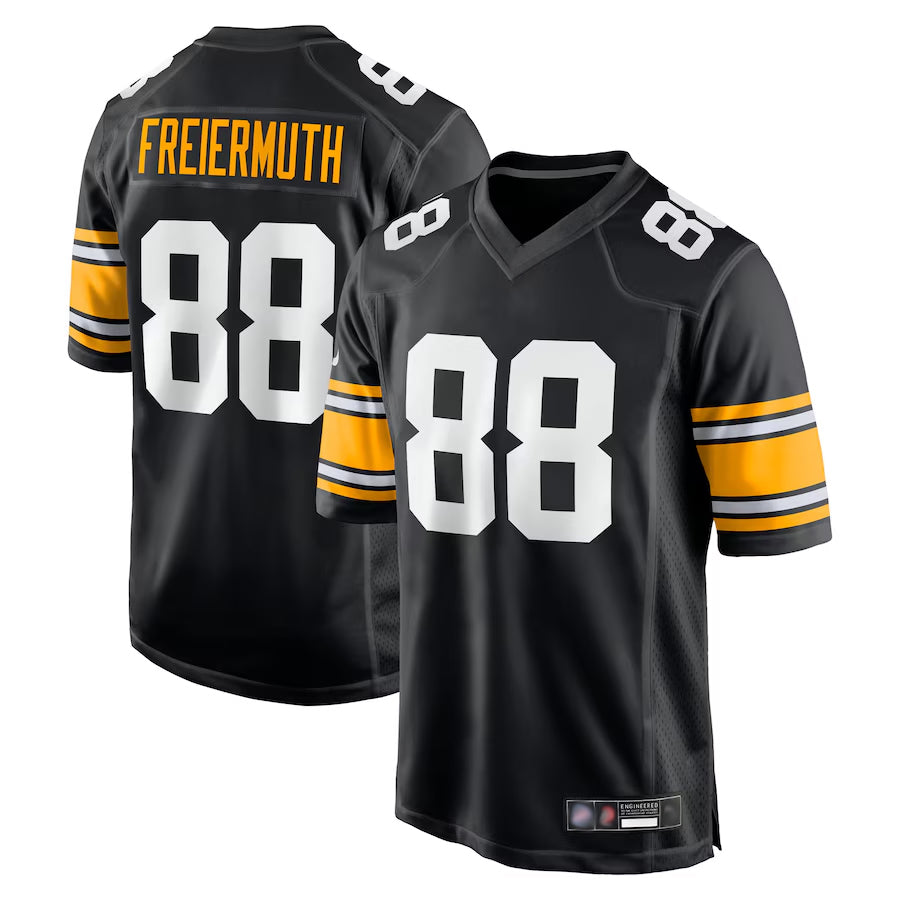 Custom #88 Black PIT Football Shirt Top